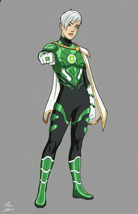 Green Lantern Oc, Green Lantern Concept Art, Fusion Characters, Sci Fi Outfits, Green Lantern Logo, Phil Cho, Apocalypse Character, M&m Characters, Lantern Corps