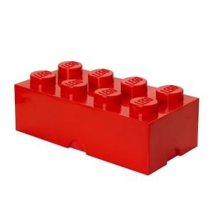 LEGO Storage Brick 8 - 9.84 in. D x 19.76 in. W x 7.12 in. H Stackable Polypropylene in Bright Red 40040630 at The Home Depot - Mobile Kids Lego Storage, Lego Storage Boxes, Lego Storage Brick, Childrens Toy Storage, Nursery Toys, Lego Room, Lego Storage, Lego Toys, Lego For Kids