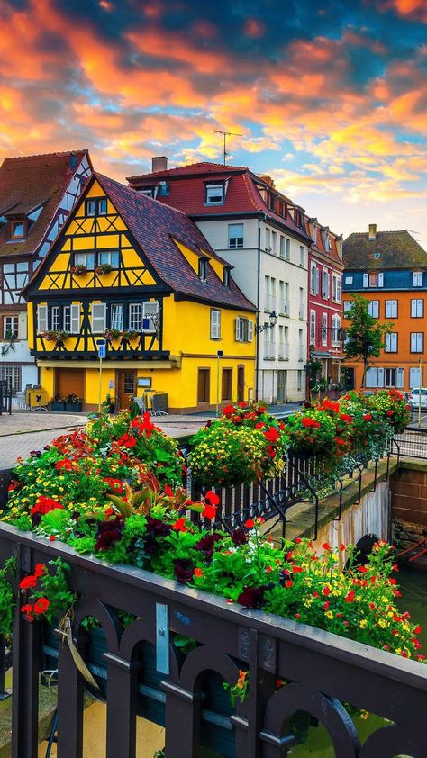 House Colours, Beautiful Landscape Photography, Dream Vacations Destinations, Boat Ride, Dream Travel Destinations, Colmar, Beautiful Places To Travel, Beautiful Places To Visit, Alsace