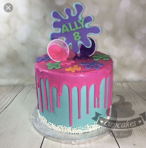 Slime Birthday Party Cake, Slime Party Cake Ideas, Slime Party Cake, Slime Cakes Birthday Parties, Slime Cake Ideas Girl, Slime Themed Birthday Cake, Slime Cake Ideas, Slime Themed Birthday Party, Slime Birthday Party Ideas