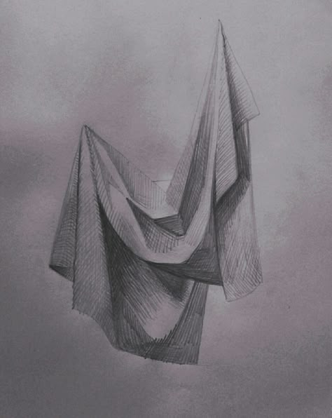 Drapery Still Life, Drapery Drawing, College Help, Still Life Sketch, Figure Drawing Tutorial, Nurse Art, Bond Paper Design, Realistic Pencil Drawings, Fabric Drawing