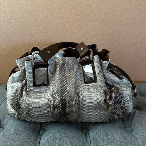 REAL AUTHENTIC SNAKESKIN NEVER BEFORE USED MICHAEL KORS BAG Snake Skin Bag, Michael Kors Handbags, Michael Kors Bag, Snake Skin, Dust Bag, Michael Kors, Brand New, Handbags, Fashion Tips