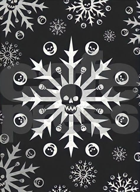 Skull Christmas Wallpaper, Gothic Christmas Wallpaper, Creepmas Wallpaper, Goth Christmas Wallpaper, Black Christmas Decorations, Merry Creepmas, Scary Christmas, Goth Christmas, Spooky Christmas