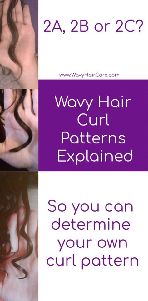 Wavy Hair Curl Patterns Explained | Wavy Hair Chart - Wavy Hair Care Hair Patterns Chart, Hair Curl Type Chart, Types Of Wavy Hair Chart, Different Types Of Wavy Hair, Haircuts For 2b Wavy Hair, Wavy Hair Chart, Wavy Hair Types Chart, Do I Have Wavy Hair, How To Have Wavy Hair