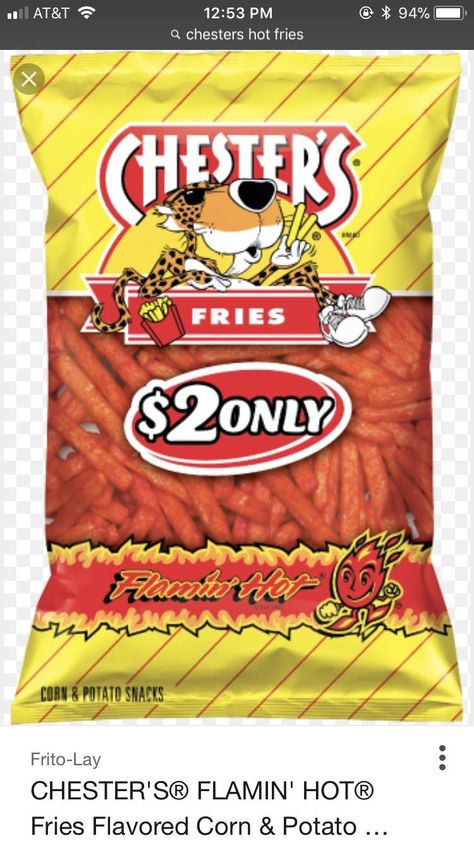 Is there vegan hot fries similar to Chesters flamin hot fries? Hot Fries Chips, Quaker Chewy Granola Bars, Hot Fries, Chester Cheetah, Cheetos Crunchy, Flaming Hot, Snack Shack, Chewy Granola Bars, Hot Chip