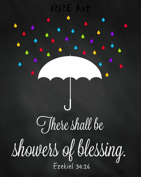 God bless you in 2018! Showers Of Blessings Quotes, May God Bless You Quotes, Rainy Morning Quotes, April Decor, God Bless Your Day, God Bless You Quotes, Womens Day Theme, Rainy Day Quotes, Encouraging Bible Quotes