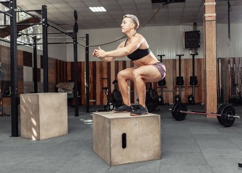 Power Exercises, Jump Workout, Healthier Habits, Double Unders, Plyometric Workout, Pep Talk, Box Jumps, Kettlebell Swings, Knee Up