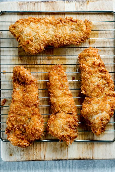 Any Kind of Fish Katsu Recipe (Deep Fried Panko Fish) Deep Fried Trout Recipes, Fish Katsu Recipe, Panko Fried Fish, Breaded Fish Recipes, Fish Katsu, Sunfish Recipe, Deep Fried Salmon, Air Fry Fish Recipe, Panko Fish