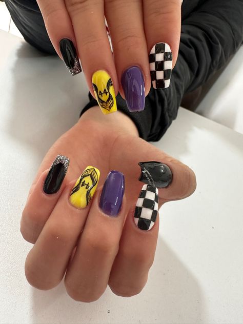 F1 Nails Mercedes, Lewis Hamilton Nails, F1 Inspired Nails, Formula One Nails, Formula 1 Nail Art, F1 Nail Art, Formula 1 Nails, F1 Nails, Hamilton Nails