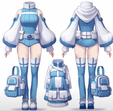 Blue Hero Costume Mha, My Hero Academia Hero Outfit Ideas, Mha Suit Designs, Hero Suit Ideas Bnha, Mha Outfit Ideas Hero, Cool Hero Outfits, Mha Oc Outfit Ideas, Gacha Superhero Outfits, Cute Hero Costumes