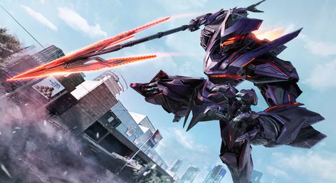 Shadow Javelin by SUPERsaeJANG Saber Athena, Robot Dragon, Pacific Rim Uprising, Pacific Rim Jaeger, Pokemon Lugia, Mecha Suit, Robot Illustration, Gundam Wallpapers, Mecha Anime