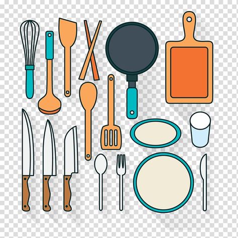 Cooking Utensils Drawing, Kitchen Utensils Illustration, Drawing Utensils, Idea Generation, Arrow Drawing, Procreate Ipad Art, Procreate Ipad, Background Drawing, Doodles Drawings