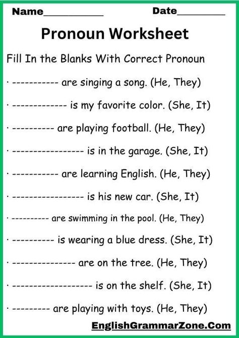 Pronoun Worksheet, Proverb With Meaning, Pronoun Activities, Basic Drawing For Kids, Verb Examples, Part Of Speech Noun, Worksheets For Class 1, Nouns And Pronouns, Nouns Worksheet