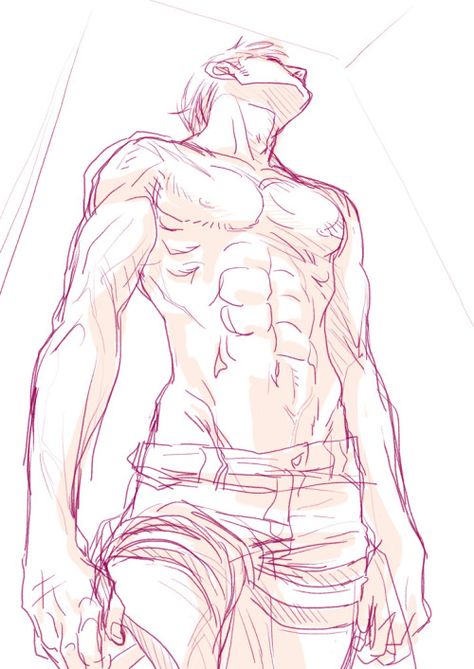 notanotherheichoublog: “ 苺野めりー★ [-permission was given by the artist-] ~no reproduction/reupload without written permission~ ” Male Art Reference, Erwin Smith, Sketches Pencil, Human Anatomy Art, 캐릭터 드로잉, Arte Sketchbook, Figure Drawing Reference, Guy Drawing, Anatomy Art