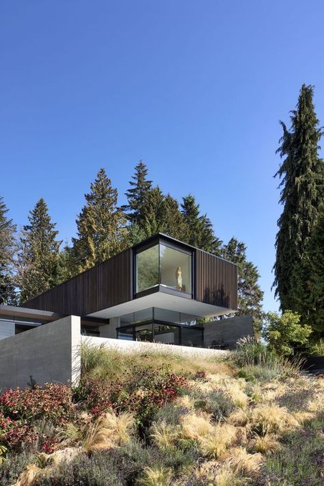 Image 1 of 24 of Marine Residence | Openspace Architecture | Photograph by Ema Peter Photography Modern Architecture Interior, Unusual Homes, Modern Exterior House Designs, Minimalist House Design, Exterior Cladding, House Outside Design, Minimalist Architecture, Architecture Photo, Modern Exterior