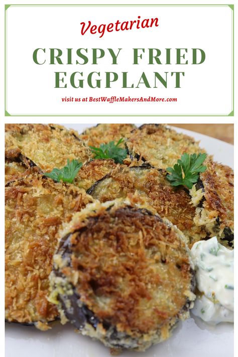 crispy fried eggplant Mini Eggplant, Air Fryer Eggplant, Breaded Eggplant, Crispy Eggplant, Fried Eggplant, Eggplant Recipe, Baked Eggplant, Eggplant Recipes, Food Shows