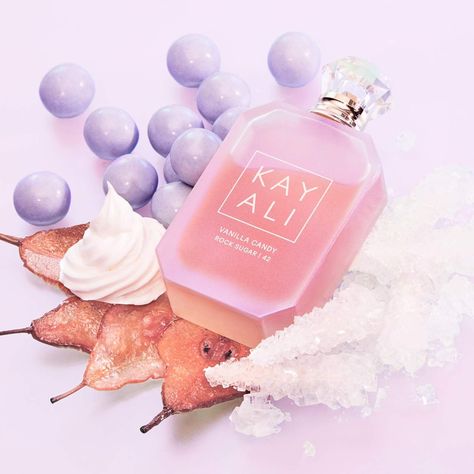 Kayali Vanilla Candy, Kay Ali Vanilla Candy Rock Sugar, Kayali Vanilla Rock Candy, Preppy Perfume, Kay Ali, Kayali Vanilla, Perfume Wishlist, Candy Perfume, Dream Products