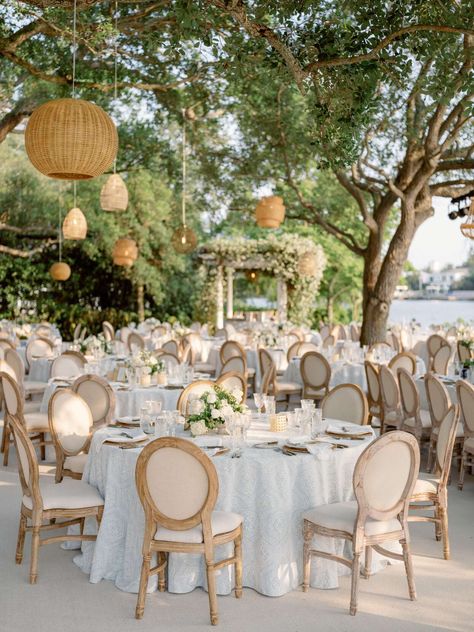 sophia-john-wedding-reception-round-tables-0821 Rustic Outdoor Wedding Reception, Free Wedding Dress, Round Wedding Tables, Inmobiliaria Ideas, Hunter Wedding, Martha Weddings, Rustic Wedding Decorations, Rustic Outdoor Wedding, Outdoor Wedding Reception