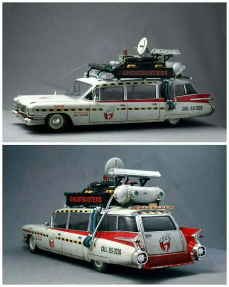 Female Ghostbusters, Ghostbusters Car, Cardboard Car, Ghostbusters 1984, Ghostbusters Movie, The Real Ghostbusters, Ghost Busters, Movie Props, Vw Bus