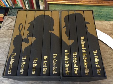 Book Box Set, Sherlock Holmes Books, Sherlock Books, Sherlock Holmes Book, Sherlock Holmes Stories, Box Set Books, Folio Society, Fantasy Books To Read, Unread Books