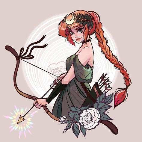 Artemis Percy Jackson, Greek Demigods, Artemis Art, Artemis Greek Goddess, Percy Jackson Series, Percy Jackson Drawings, Apollo And Artemis, World Mythology, I Like Her