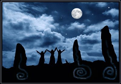 Moondancing by Angela Jayne Barnett | ArtWanted.com Drawing Down The Moon, Moon Madness, Moon Song, Full Moon Night, Moon Dance, Standing Stones, Rome Antique, Empire Romain, Witchy Woman