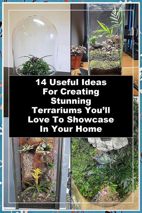 Discover 14 useful ideas for creating stunning terrariums that will elevate your home decor. From vibrant plant combinations to unique container choices, this guide offers inspiration for every style. Learn how to layer soil, choose the right plants, and maintain your terrarium for lasting beauty. Perfect for beginners and seasoned gardeners alike, these creative terrarium ideas will help you showcase your love for nature indoors. Transform your space today! Terrarium Aesthetic, Diy Tote Bag Tutorial, Unique Terrarium, Terrarium Ideas, Useful Ideas, Tote Bag Tutorial, Terrarium Plants, Diy Tote Bag, Plant Combinations