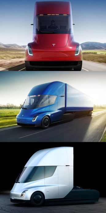 What's Going On With The Tesla Semi Truck?. Unsurprisingly the Tesla Semi will start production later than planned. Tesla Truck, Tesla Suv, Tesla Semi Truck, Semi Trucks Interior, Hybrid Trucks, Chemical Energy, Car Jokes, Future Trucks, Electric Truck