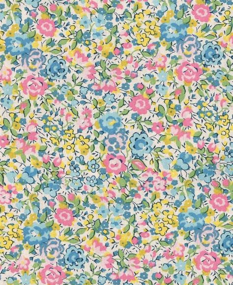 Liberty Print Fabric Liberty Pattern EMMA AND GEORGINA Powder | Etsy Shabby Chic Prints, Liberty Pattern, Theme Bapteme, Liberty Prints, Kashmiri Work, Liberty Print Fabric, Floral Chintz, Fav Products, Game Textures