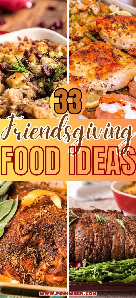 Friendsgiving Dessert Ideas, Friendsgiving Menu Ideas, Friendsgiving Side Dishes, Thanksgiving Potluck Ideas, Friendsgiving Dessert, Friendsgiving Appetizers, Thanksgiving Recipes Dessert, Main Dish For Potluck, Thanksgiving Recipes Appetizers