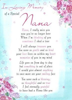 Memorial Grave Card IN LOVING MEMORY..YOU'RE OUT OF PAIN NOW Funeral Memoriam | eBay Nana Poems, Nan Poems, Graveside Decorations, Grandma Poem, Sister Poems, Memorial Poems, Memorial Cards, Verses For Cards, Memory Verse