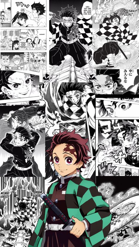 Demon Slayer Wallpaper Tanjiro, Study Art Anime, Tanjiro Wallpaper, Demon Slayer Wallpaper, King Anime, Kamado Tanjiro, Dragon Ball Painting, Anime Drawing Books, 1080p Anime Wallpaper