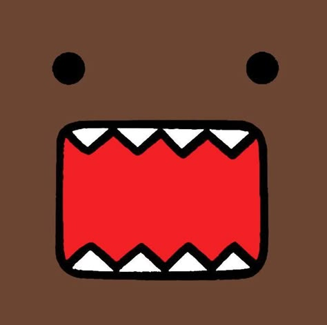 Domo Kun Outfit, Domo Painting, Domo Poster, Domo Character, Domo Icon, Domo Sticker, Domo Pfp, 2000s Icons, Domo Kun