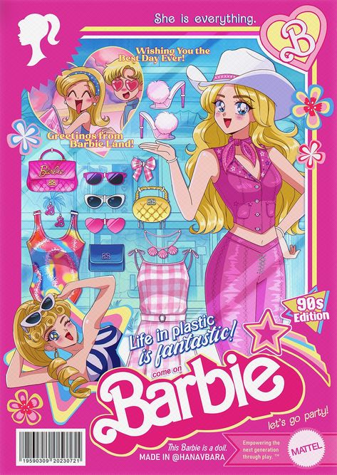 Barbie Magazine, Barbie 90s, Barbie Drawing, 90 Anime, Bratz Doll, 90s Anime, Barbie Movies, Barbie World, Barbie And Ken