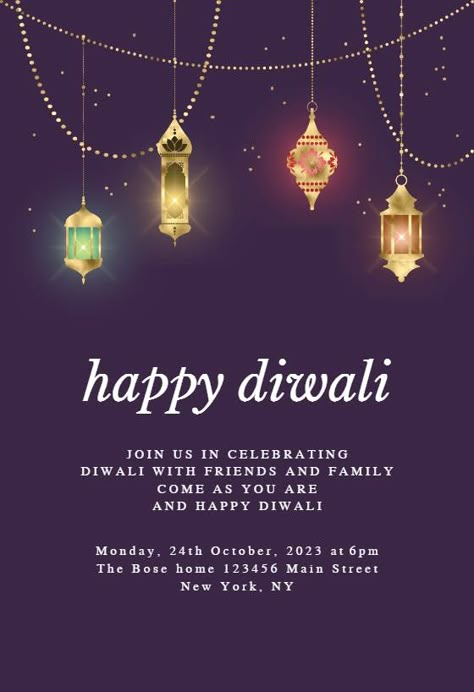 Diwali Party Invite Template, Diwali Greeting Cards Design, Diwali Party Invite, Diwali Invite, Diwali Template, Diwali Invitation, Diwali Board, Diwali Greetings Images, Diwali Night