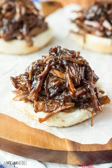 Balsamic Pulled Pork, Catering Recipes, Summer Slow Cooker Recipes, Slow Cooked Pulled Pork, Crockpot Ideas, Honey Balsamic, Slow Cooker Pulled Pork, Slow Cooked Meals, Pulled Pork Recipes