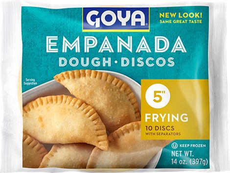 Empanada Dough for Frying - Discos | Goya Foods Empanada Dough For Frying, Michigan Pasties, Tailgate Party Foods, Meat Pie Recipes, Goya Recipes, Mexican Easy, Mini Empanadas, Homemade Empanadas, Easy Empanadas Recipe