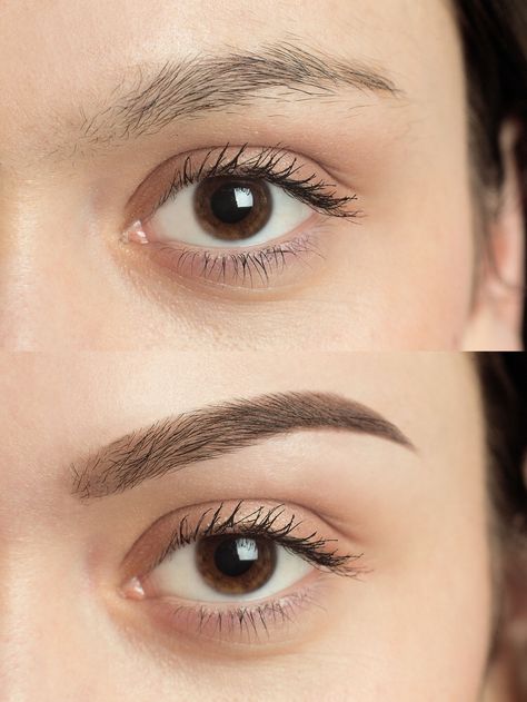 Eyebrow Before And After, Dye Eyebrows, Beauty Eyebrow, Eyelash Kit, Photos Of Eyes, Hair 2018, Short Straight Hair, Perfect Eyebrows, Trendy Haircuts