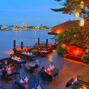 Top Spots for Riverfront Dining in Bangkok | Travel + Leisure Bangkok Tourist, River Restaurant, Eco City, Thailand Travel Guide, Brooklyn Apartment, Bangkok Travel, Waterfront Restaurant, Tourist Trap, My Days