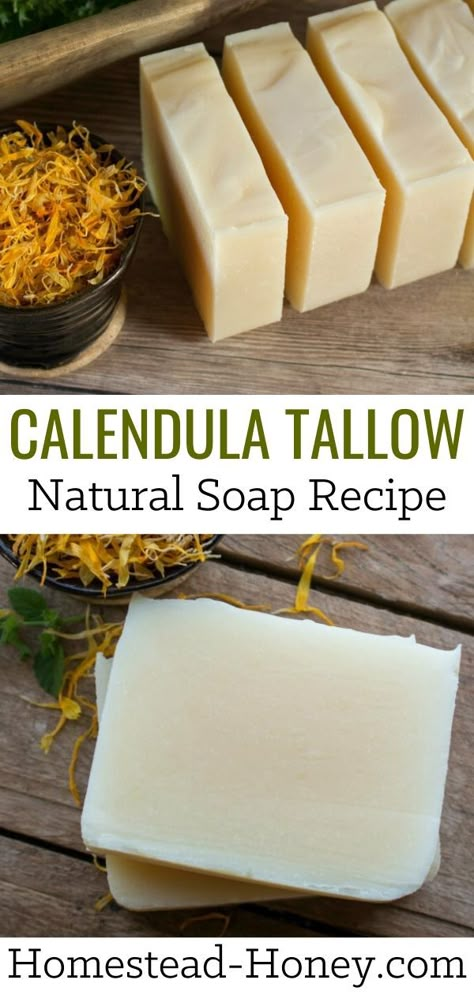 Tallow Soap Recipe, Soap Bar Recipe, Tallow Recipe, Crunchy Living, Medicine Garden, Natural Soaps Recipes, Tallow Soap, Săpunuri Handmade, Cold Process Soap Recipes