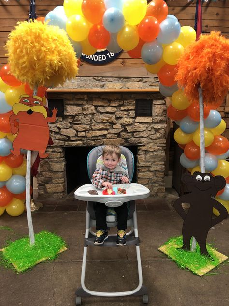 The Lorax First Birthday Party, Lorax Party Decorations, Lorax Birthday Party Ideas, Lorax Birthday Party Decorations, Lorax Party Ideas, Lorax Themed Birthday Party, The Lorax Birthday Party Ideas, The Lorax Party, Lorax Birthday Party