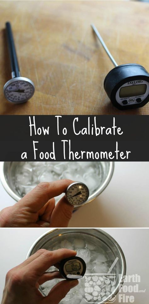 Most food thermometers can be re-calibrated from home. Learn how to calibrate a thermometer to ensure your food is properly cooked! Chocolate Mayonnaise Cake, Kitchen Thermometer, Cooking Thermometer, Baking Basics, Food Thermometer, Heart Food, Cooking Hacks, Reduce Food Waste, Culinary Skills