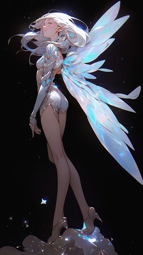 Fairy Drawings, Fairy Artwork, Japon Illustration, Cute Fairy, Fairy Girl, Anime Fairy, Anime People, Fairy Art, 영감을 주는 캐릭터