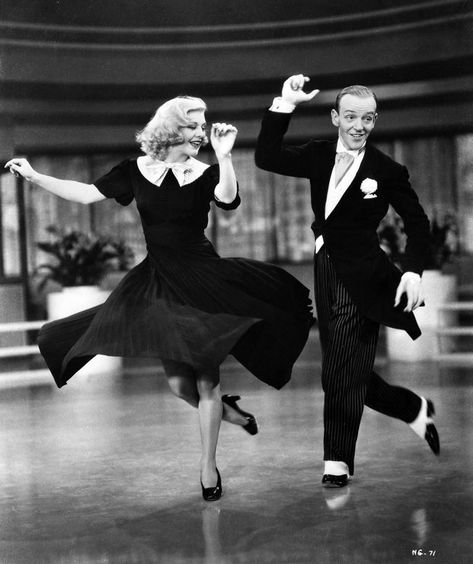 Swing Time - Ginger Rogers, Fred Astaire Fred Astaire And Ginger Rogers, Stars D'hollywood, Fred And Ginger, Esther Williams, What Could Have Been, Dancing Couple, Quickstep, Hollywood Vintage, Ballet Barre