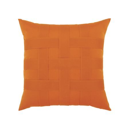 Bring the orange clay rooftops of Italy to your patio with BOXHILL's Tuscan Basketweave Outdoor Pillow (20" x 20"). We like to add depth to our space by layering saturated, solid colors with texture -- the tactile basketweave in this pillow provides just the right touch! See more at www.shopboxhill.com Seasonal Cleaning, Sunbrella Pillows, Tuscan Design, Teak Furniture, Acrylic Fabric, Sunbrella Fabric, Outdoor Pillow, White Gloves, Colorful Pillows