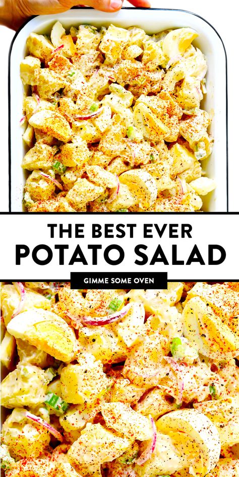 Potato Salad No Mayo, Red Skin Potato Salad, The Best Potato Salad, Best Potato Salad, Best Potato Salad Recipe, Southern Potato Salad, Potato Salad Recipe Easy, Make Ahead Salads, Vegan Potato Salads