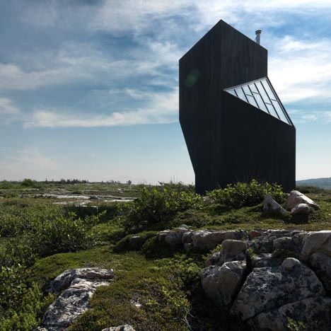 Dezeen » Fogo Island Mos Architects, Fogo Island, New York Architecture, Art Retreats, Architecture Photo, Beautiful Architecture, Residential Architecture, Newfoundland, Contemporary Architecture