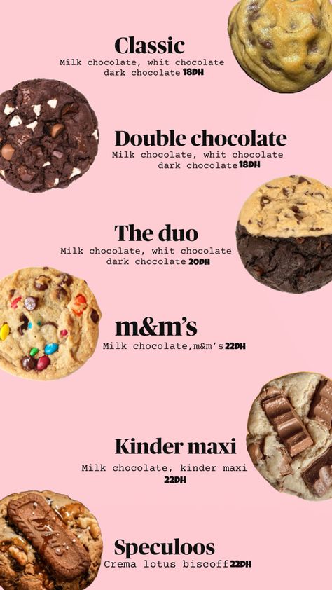 Cookies For Selling, Cookie Business Instagram Feed, Cookie Menu Design Ideas, Cookie Small Business, Cookie Shop Names, Cookies Business Name Ideas, Instagram Cookie Posts, Cookie Names For Business, Cookie Marketing Ideas