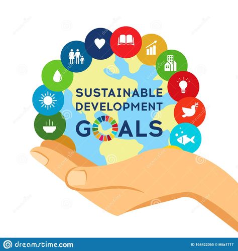 Sustainable Development Global Goals. Corporate Social Responsibility Stock Illustration - Illustration of publication, clean: 164422065 Sdg Goals Design, Economic Development Poster, Sdg Goals Poster Ideas, Sustainable Development Images, Sdg Goals Poster, Corporate Social Responsibility Poster, Social Responsibility Illustration, Project On Sustainable Development, Social Responsibility Poster