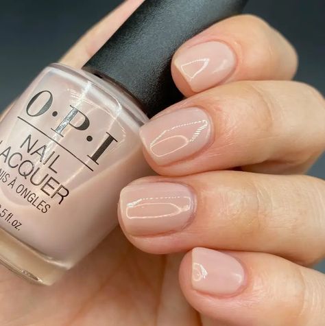 Opi Milky Pink, Milky Pink Nail Polish, Opi Pink Nail Polish, Pink Nails Opi, Wedding Nail Polish, Opi Nail Polish Colors, Dip Nail Colors, Neutral Nail Color, Natural Nails Manicure